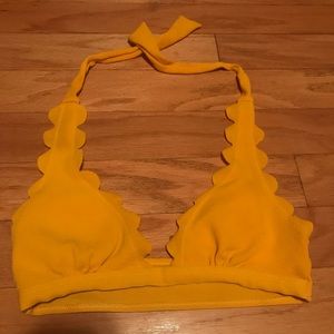 ZAFUL SWIM yellow ruffled bathing suit 💛